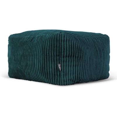 Icon Amara Tabouret Velours Côtelé, Pouf Repose Pieds avec Remplissage, Tabouret Pouf, Meuble Salon, Decoration Chambre, Bleu Canard - Publicité Icon Amara Tabouret Velours Côtelé, Pouf Repose Pieds avec Remplissage, Tabouret Pouf, Meuble Salon, Decoration Chambre, Bleu Canard - Publicité