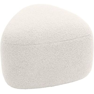 CLP Tabouret Ovale Alfrisa, Pouf rembourré en Tissu Pelucheux, Repose-Pieds rembourré pour Salon et Chambre, Structure en Bois Stable, Couleur:crème - Publicité CLP Tabouret Ovale Alfrisa, Pouf rembourré en Tissu Pelucheux, Repose-Pieds rembourré pour Salon et Chambre, Structure en Bois Stable, Couleur:crème - Publicité