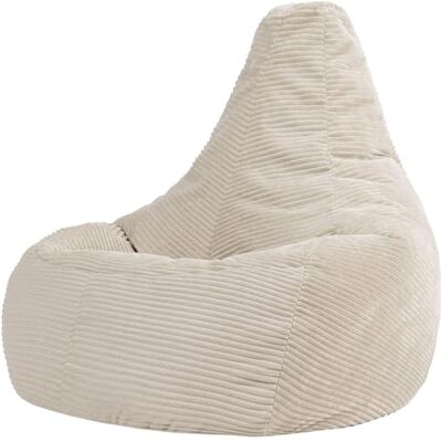 Icon Dalton Pouf XXL Velours Côtelé, Pouf Poire avec Remplissage, Fauteuil Salon Confortable, Fauteuil Chambre, Meuble Salon, Decoration Chambre, Beige - Publicité Icon Dalton Pouf XXL Velours Côtelé, Pouf Poire avec Remplissage, Fauteuil Salon Confortable, Fauteuil Chambre, Meuble Salon, Decoration Chambre, Beige - Publicité