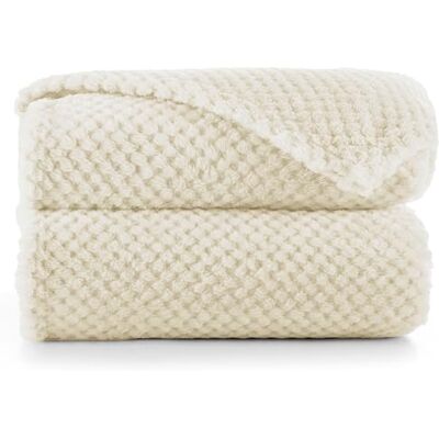 DecoKing Couverture Polaire 70 x 150 cm Plaid Doux en Microfibre pour Lits Canapés Chaises et Divans Style Scandinave Chaude Légère et pour Toutes Les Saisons Beige Henry - Publicité DecoKing Couverture Polaire 70 x 150 cm Plaid Doux en Microfibre pour Lits Canapés Chaises et Divans Style Scandinave Chaude Légère et pour Toutes Les Saisons Beige Henry - Publicité