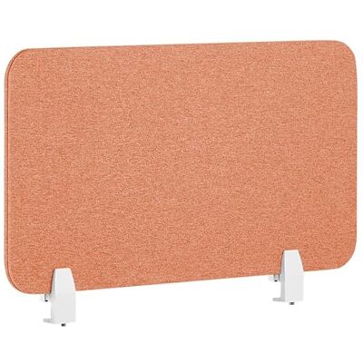 Beliani Séparateur de Bureau Orange Synthétique et Polyester 72 x 40 cm Ecran Visuel Wally - Publicité Beliani Séparateur de Bureau Orange Synthétique et Polyester 72 x 40 cm Ecran Visuel Wally - Publicité