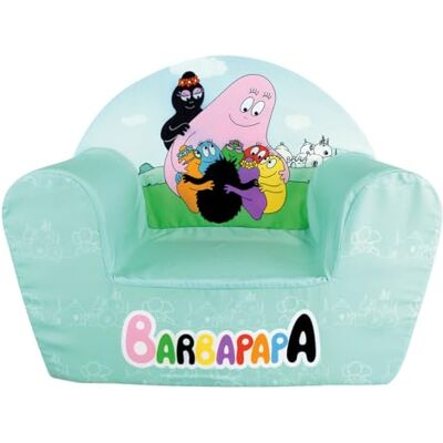 Fun House 713633 Barbapapa Fauteuil Club Origine France Garantie pour Enfant H.42 X L.52 X P.33 CM, Vert - Publicité Fun House 713633 Barbapapa Fauteuil Club Origine France Garantie pour Enfant H.42 X L.52 X P.33 CM, Vert - Publicité