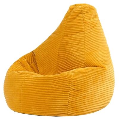 Icon Dalton Pouf Enfant, Velours Côtelé, pour Poire avec Remplissage, Chaise Enfant, Fauteuil Chambre, Meuble Chambre, Meuble Salon, Jaune - Publicité Icon Dalton Pouf Enfant, Velours Côtelé, pour Poire avec Remplissage, Chaise Enfant, Fauteuil Chambre, Meuble Chambre, Meuble Salon, Jaune - Publicité