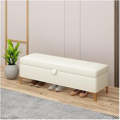 SYJKOO Banc de Rangement Ottoman Banc d'entrée, Pouf pour Bout de lit de Chambre à Coucher, Banc en Cuir pour Pied de lit, Banc rembourré avec Pieds dorés Banc Ottoman de Rangement (Cou - Publicité SYJKOO Banc de Rangement Ottoman Banc d'entrée, Pouf pour Bout de lit de Chambre à Coucher, Banc en Cuir pour Pied de lit, Banc rembourré avec Pieds dorés Banc Ottoman de Rangement (Cou - Publicité
