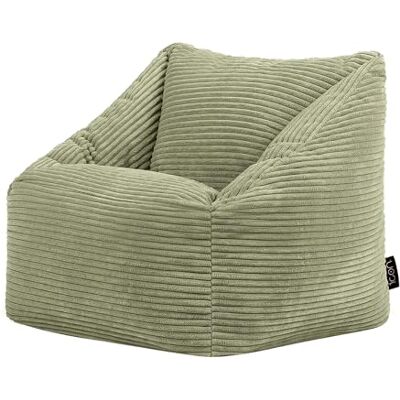 Icon Natalia Pouf Enfant, Velours Côtelé, pour Poire avec Remplissage, Chaise Enfant, Fauteuil Chambre, Meuble Chambre, Meuble Salon, Vert Sauge - Publicité Icon Natalia Pouf Enfant, Velours Côtelé, pour Poire avec Remplissage, Chaise Enfant, Fauteuil Chambre, Meuble Chambre, Meuble Salon, Vert Sauge - Publicité