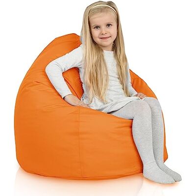 Italpouf Pouf Poire L Enfant, Intérieur et Extérieur, Fauteuil Poire, Remplissage Billes Polystyrène, Housse Amovible, Imperméable, Certifié, Orange, 90x77 cm - Publicité Italpouf Pouf Poire L Enfant, Intérieur et Extérieur, Fauteuil Poire, Remplissage Billes Polystyrène, Housse Amovible, Imperméable, Certifié, Orange, 90x77 cm - Publicité