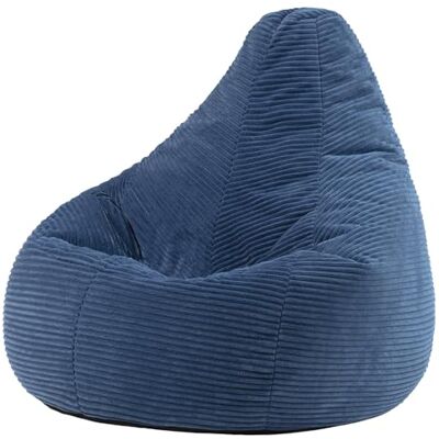 Icon Dalton Pouf Velours Côtelé, Pouf Poire avec Remplissage, Fauteuil Salon Confortable, Fauteuil Chambre, Meuble Salon, Decoration Chambre, Bleu Jeans - Publicité Icon Dalton Pouf Velours Côtelé, Pouf Poire avec Remplissage, Fauteuil Salon Confortable, Fauteuil Chambre, Meuble Salon, Decoration Chambre, Bleu Jeans - Publicité