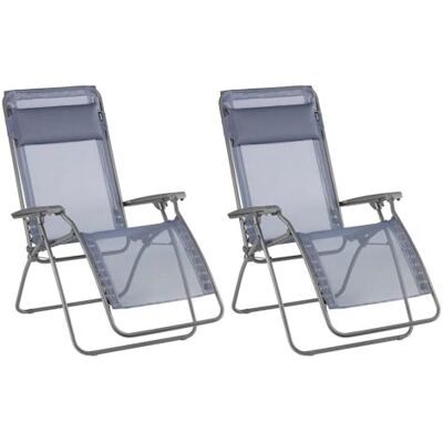 Lafuma MOBILIER Lot De 2 Fauteuils Relax Zéro Gravité Rclip Batyline® Iso Bleu Ocean Fabriqué en France BDL0010_9870 Garantie 5 Ans L.88xl.67xH.114cm - Publicité Lafuma MOBILIER Lot De 2 Fauteuils Relax Zéro Gravité Rclip Batyline® Iso Bleu Ocean Fabriqué en France BDL0010_9870 Garantie 5 Ans L.88xl.67xH.114cm - Publicité