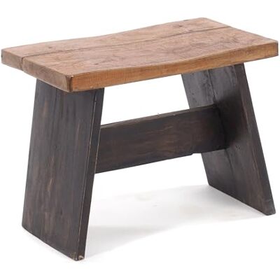 DESIGN DELIGHTS Banquette rustique Schemel En acajou massif 40 x 31 x 25 cm (l x H x P) Repose-pieds décoratif en bois Couleur : 04 noir naturel - Publicité DESIGN DELIGHTS Banquette rustique Schemel En acajou massif 40 x 31 x 25 cm (l x H x P) Repose-pieds décoratif en bois Couleur : 04 noir naturel - Publicité