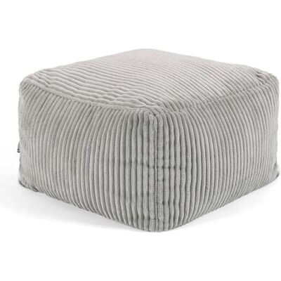 Icon Amara Tabouret Velours Côtelé, Pouf Repose Pieds avec Remplissage, Tabouret Pouf, Meuble Salon, Decoration Chambre, Gris - Publicité Icon Amara Tabouret Velours Côtelé, Pouf Repose Pieds avec Remplissage, Tabouret Pouf, Meuble Salon, Decoration Chambre, Gris - Publicité