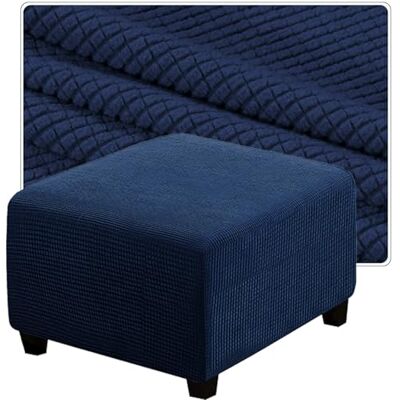 RTSFKFS Housse de Pouf Carré 35x35 50x50 40x40 45x45 60x60 100x100 Housse Décorative et Protège-Pouf sur Mesure for Repose-Pieds, Tabouret et Boubou for Salon(Marine,18in/45cm) - Publicité RTSFKFS Housse de Pouf Carré 35x35 50x50 40x40 45x45 60x60 100x100 Housse Décorative et Protège-Pouf sur Mesure for Repose-Pieds, Tabouret et Boubou for Salon(Marine,18in/45cm) - Publicité