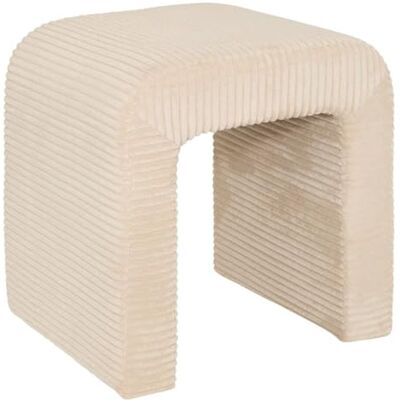 ATMOSPHERA CREATEUR D'INTERIEUR Atmosphera Pouf sevi Beige - Publicité ATMOSPHERA CREATEUR D'INTERIEUR Atmosphera Pouf sevi Beige - Publicité