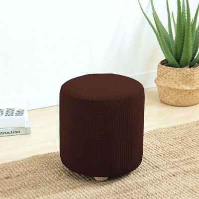 uyeoco Housse de Pouf Ottomane Rond 40x40/45x45 Extensible, Housses de Repose-Pieds en Jacquard Doux pour protéger Le Repose-Pieds, Housse de Pouf avec Fond élastique (Color : H, Size : 30x30cm) - Publicité uyeoco Housse de Pouf Ottomane Rond 40x40/45x45 Extensible, Housses de Repose-Pieds en Jacquard Doux pour protéger Le Repose-Pieds, Housse de Pouf avec Fond élastique (Color : H, Size : 30x30cm) - Publicité