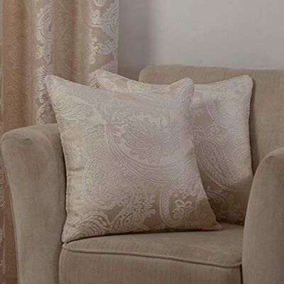 Emma Barclay Duchess Housse de Coussin Crème, Polyester, 43 x 43 cm - Publicité Emma Barclay Duchess Housse de Coussin Crème, Polyester, 43 x 43 cm - Publicité