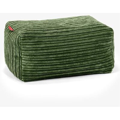 Lounge Pug Petit Pouf Repose Pied en Velours Côtelé, Repose-Pieds Ottoman, Siège Supplémentaire pour Salon, Entrée, Bureau, Vert Forêt - Publicité Lounge Pug Petit Pouf Repose Pied en Velours Côtelé, Repose-Pieds Ottoman, Siège Supplémentaire pour Salon, Entrée, Bureau, Vert Forêt - Publicité