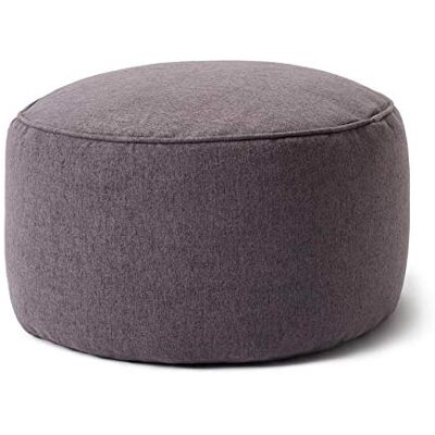 LUMALAND - Comfort Line Sitzsack-Hocker/Pouf - Gris foncé - 50 L - Pouf - Publicité LUMALAND - Comfort Line Sitzsack-Hocker/Pouf - Gris foncé - 50 L - Pouf - Publicité