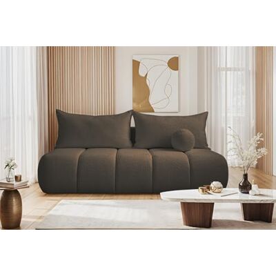Kaiser Canapé convertible avec coffre de rangement, Canapé-lit pour literie, Sofa relax rembourré, Coussins décoratifs, Canapé élégant sans accoudoirs confortable pour salon, PIANO, Brun foncé - Publicité Kaiser Canapé convertible avec coffre de rangement, Canapé-lit pour literie, Sofa relax rembourré, Coussins décoratifs, Canapé élégant sans accoudoirs confortable pour salon, PIANO, Brun foncé - Publicité