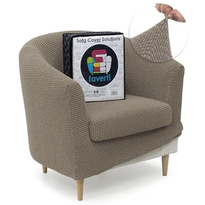 FAVERTI Housse de Fauteuil Club avec Housse de siège Housse Super élastique Compatible avec Les fauteuils IKEA TULLSTA et BAKLA Modèle NOVELE Lin Tissu Jacquard de qualité Toucher Coton - Publicité FAVERTI Housse de Fauteuil Club avec Housse de siège Housse Super élastique Compatible avec Les fauteuils IKEA TULLSTA et BAKLA Modèle NOVELE Lin Tissu Jacquard de qualité Toucher Coton - Publicité