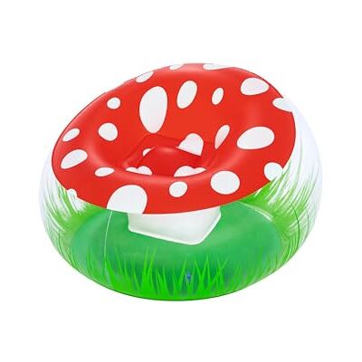 Bestway Fauteuil Gonflable Enfant Mighty Mushroom™ 1,12 m x 1,12 m x 66 cm - Publicité Bestway Fauteuil Gonflable Enfant Mighty Mushroom™ 1,12 m x 1,12 m x 66 cm - Publicité