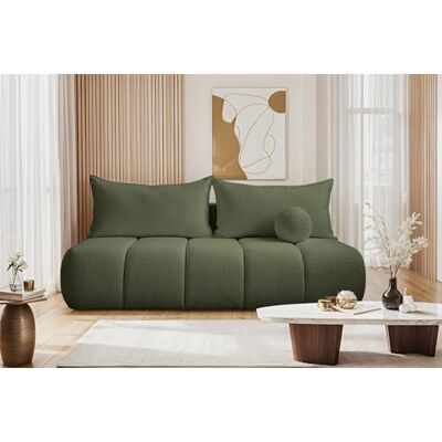 Kaiser Canapé Convertible avec Coffre de Rangement, Canapé-lit pour literie, Sofa Relax rembourré, Coussins décoratifs, Canapé élégant sans accoudoirs Confortable pour Salon, Piano, Olive - Publicité Kaiser Canapé Convertible avec Coffre de Rangement, Canapé-lit pour literie, Sofa Relax rembourré, Coussins décoratifs, Canapé élégant sans accoudoirs Confortable pour Salon, Piano, Olive - Publicité