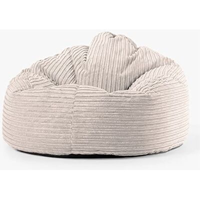 Lounge Pug , 'Mini-Mammoth' Sitzsack, Sessel, Cord Creme - Publicité Lounge Pug , 'Mini-Mammoth' Sitzsack, Sessel, Cord Creme - Publicité