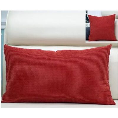 ZZDZW Taie Oreiller 50 X 70 Cm,Housse De Coussin 40 X 40/50x50/45x45, Canapé Taie D'oreiller 40x70 Velours Côtelé Pour Oreiller Maison Salon Chambre Décoration D'intérieur ( Color : Burgundy , Size : 30x50c - Publicité ZZDZW Taie Oreiller 50 X 70 Cm,Housse De Coussin 40 X 40/50x50/45x45, Canapé Taie D'oreiller 40x70 Velours Côtelé Pour Oreiller Maison Salon Chambre Décoration D'intérieur ( Color : Burgundy , Size : 30x50c - Publicité
