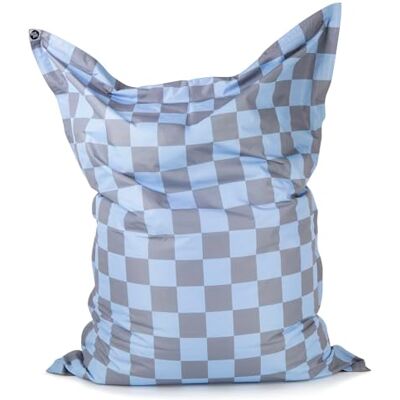 Lumaland Pouf XXL à carreaux pour adultes et enfants Bean Bag avec motif à carreaux Pour l'extérieur et l'intérieur 380 l Avec rembourrage et perles EPS Imperméable et lavable 140 x 180 cm - Publicité Lumaland Pouf XXL à carreaux pour adultes et enfants Bean Bag avec motif à carreaux Pour l'extérieur et l'intérieur 380 l Avec rembourrage et perles EPS Imperméable et lavable 140 x 180 cm - Publicité