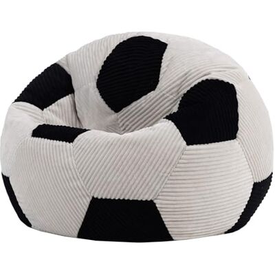 Icon Football Pouf Enfant, Pouf Poire Ado avec Remplissage, Chaise Enfant, Fauteuil Chambre, Meuble Chambre, Meuble Salon, Noir - Publicité Icon Football Pouf Enfant, Pouf Poire Ado avec Remplissage, Chaise Enfant, Fauteuil Chambre, Meuble Chambre, Meuble Salon, Noir - Publicité