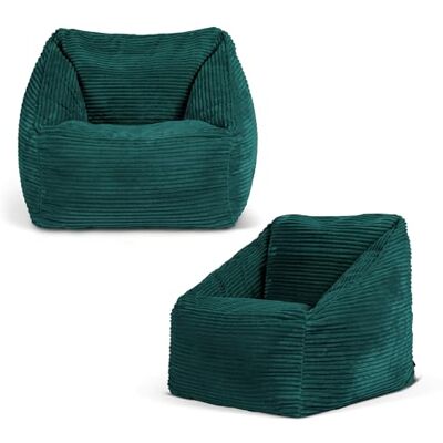 Icon Natalia Pouf Enfant, Lot de 2, Velours Côtelé, Pouf Poire avec Remplissage, Chaise Enfant, Fauteuil Chambre, Meuble Chambre, Meuble Salon, Bleu Canard - Publicité Icon Natalia Pouf Enfant, Lot de 2, Velours Côtelé, Pouf Poire avec Remplissage, Chaise Enfant, Fauteuil Chambre, Meuble Chambre, Meuble Salon, Bleu Canard - Publicité