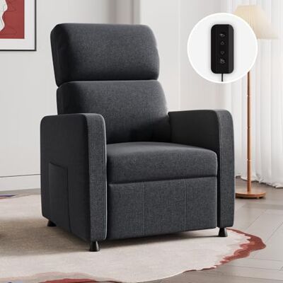 JUMMICO Fauteuil de Relaxation, Fauteuil Inclinable pour Chambre, Fauteuil Relax Électrique avec Dossier Réglable et Repose-Pieds Extensible, Salon et Home cinéma, télécommande - Publicité JUMMICO Fauteuil de Relaxation, Fauteuil Inclinable pour Chambre, Fauteuil Relax Électrique avec Dossier Réglable et Repose-Pieds Extensible, Salon et Home cinéma, télécommande - Publicité