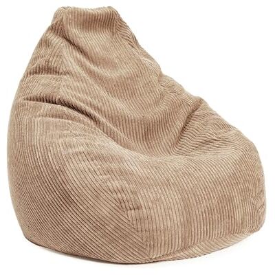 Lumaland XXL Pouf en Velours côtelé 'The Giant' pour Un Maximum de détente 380 litres méga accrocheur et Confortable avec des Coutures Extra-Fortes Fermeture éclair cachée - Publicité Lumaland XXL Pouf en Velours côtelé 'The Giant' pour Un Maximum de détente 380 litres méga accrocheur et Confortable avec des Coutures Extra-Fortes Fermeture éclair cachée - Publicité
