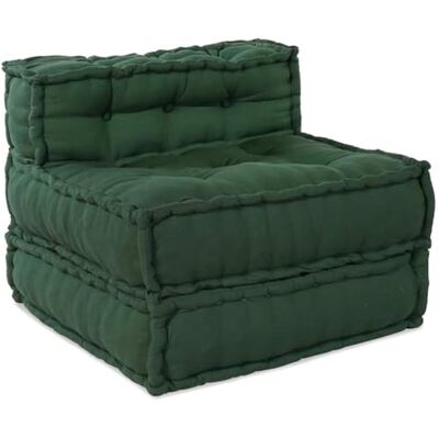 vidaXL Canapé modulaire Vert 70x70x54 Tissu, canapé, canapé Convertible, canapé Tissu, canapé modulable, Coussin Palette, canapé de Sol, Divan - Publicité vidaXL Canapé modulaire Vert 70x70x54 Tissu, canapé, canapé Convertible, canapé Tissu, canapé modulable, Coussin Palette, canapé de Sol, Divan - Publicité