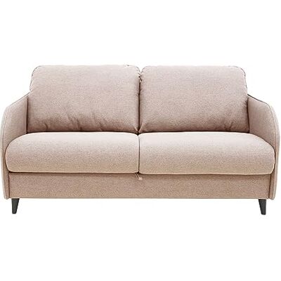 Bestmobilier Cosmos canapé 3 Places Convertible Express Couchage Quotidien 140 cm Matelas 11 cm en Tissu - Publicité Bestmobilier Cosmos canapé 3 Places Convertible Express Couchage Quotidien 140 cm Matelas 11 cm en Tissu - Publicité
