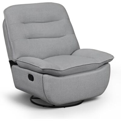 WOLTU Fauteuil Relax, Fauteuil Inclinable, Pivotant, Bascule, Gris foncé Fauteuil TV Siège de 95 cm de Large, Repose-Pieds Pliable, Tissu Aspect Lin, Rangement Latéral - Publicité WOLTU Fauteuil Relax, Fauteuil Inclinable, Pivotant, Bascule, Gris foncé Fauteuil TV Siège de 95 cm de Large, Repose-Pieds Pliable, Tissu Aspect Lin, Rangement Latéral - Publicité