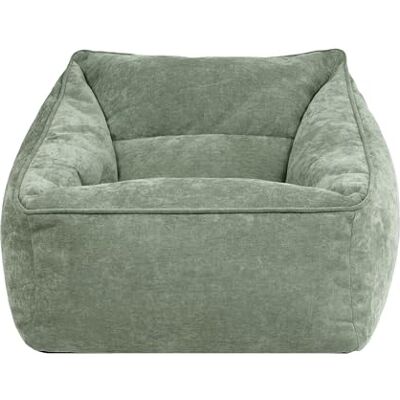 Icon Natalia Fauteuil Pouf Chenille, Gros Pouf avec Remplissage, Fauteuil Salon Confortable, 1 Place, Chaise Chambre, Meuble Salon, Vert Sauge - Publicité Icon Natalia Fauteuil Pouf Chenille, Gros Pouf avec Remplissage, Fauteuil Salon Confortable, 1 Place, Chaise Chambre, Meuble Salon, Vert Sauge - Publicité