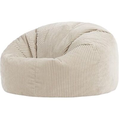 Icon Kingston Pouf XXL Velours Côtelé, Pouf Poire Adulte avec Remplissage, Fauteuil Salon Confortable, Fauteuil Chambre, Meuble Salon, Decoration Chambre, Beige - Publicité Icon Kingston Pouf XXL Velours Côtelé, Pouf Poire Adulte avec Remplissage, Fauteuil Salon Confortable, Fauteuil Chambre, Meuble Salon, Decoration Chambre, Beige - Publicité