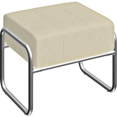 HOMCOM Repose-pieds épais rembourré avec pieds en acier Tabouret rembourré en tissu chenille pour chambre à coucher, salon Beige - Publicité HOMCOM Repose-pieds épais rembourré avec pieds en acier Tabouret rembourré en tissu chenille pour chambre à coucher, salon Beige - Publicité