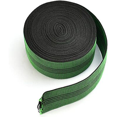 STCRERAG Sangle Canapé en Caoutchouc 15m*7cm Sangle Élastique Forme Plate Sangle Élastique de Tapisserie Extensible Anti-usure pour Chaise Sofa Bricolage Fauteuil à Dossier Assise Vert et Noir - Publicité STCRERAG Sangle Canapé en Caoutchouc 15m*7cm Sangle Élastique Forme Plate Sangle Élastique de Tapisserie Extensible Anti-usure pour Chaise Sofa Bricolage Fauteuil à Dossier Assise Vert et Noir - Publicité