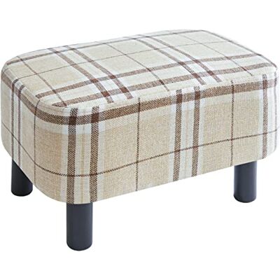 YMYNY Pouf Ottoman Housse Repose Pied Rectangle, Couverture pour Tabouret de Canapé Élastique, Lin Couvercle, Bois Solide, Tabouret de Salon, 42 x 29 x 23 cm, Motif à Rayures HD-HRF-BD215 - Publicité YMYNY Pouf Ottoman Housse Repose Pied Rectangle, Couverture pour Tabouret de Canapé Élastique, Lin Couvercle, Bois Solide, Tabouret de Salon, 42 x 29 x 23 cm, Motif à Rayures HD-HRF-BD215 - Publicité