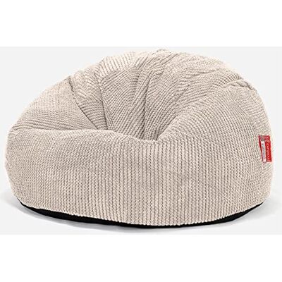Lounge Pug Pouf Poire Classique pour Adulte Texturé Gaufré Pom Pom Confortable, Facilement Transportable Ivoire - Publicité Lounge Pug Pouf Poire Classique pour Adulte Texturé Gaufré Pom Pom Confortable, Facilement Transportable Ivoire - Publicité