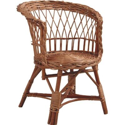 PEGANE Fauteuil pour enfant en osier buff sans coussin, Dim : 38 x 40 x 48 cm -- - Publicité PEGANE Fauteuil pour enfant en osier buff sans coussin, Dim : 38 x 40 x 48 cm -- - Publicité