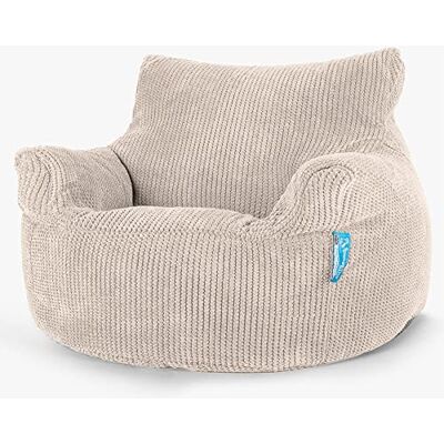 Lounge Pug Fauteuil Pouf pour Enfant 3-8 Ans Texturé Gaufré Pom Pom Pouf Chambre Enfant, Assise Confortable Ivoire - Publicité Lounge Pug Fauteuil Pouf pour Enfant 3-8 Ans Texturé Gaufré Pom Pom Pouf Chambre Enfant, Assise Confortable Ivoire - Publicité