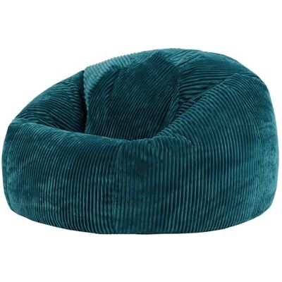 Icon Kingston Pouf XXL Velours Côtelé, Pouf Poire Adulte avec Remplissage, Fauteuil Salon Confortable, Fauteuil Chambre, Meuble Salon, Decoration Chambre, Bleu Canard - Publicité Icon Kingston Pouf XXL Velours Côtelé, Pouf Poire Adulte avec Remplissage, Fauteuil Salon Confortable, Fauteuil Chambre, Meuble Salon, Decoration Chambre, Bleu Canard - Publicité
