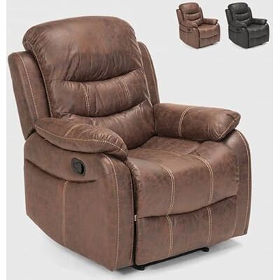 LE ROI DU RELAX Panama - Fauteuil relax - Marron - Publicité LE ROI DU RELAX Panama - Fauteuil relax - Marron - Publicité