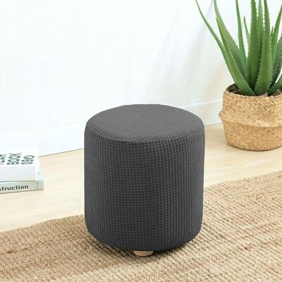 uyeoco Housse de Pouf Ottomane Rond 40x40/45x45 Extensible, Housses de Repose-Pieds en Jacquard Doux pour protéger Le Repose-Pieds, Housse de Pouf avec Fond élastique (Color : A, Size : 30x30cm) - Publicité uyeoco Housse de Pouf Ottomane Rond 40x40/45x45 Extensible, Housses de Repose-Pieds en Jacquard Doux pour protéger Le Repose-Pieds, Housse de Pouf avec Fond élastique (Color : A, Size : 30x30cm) - Publicité
