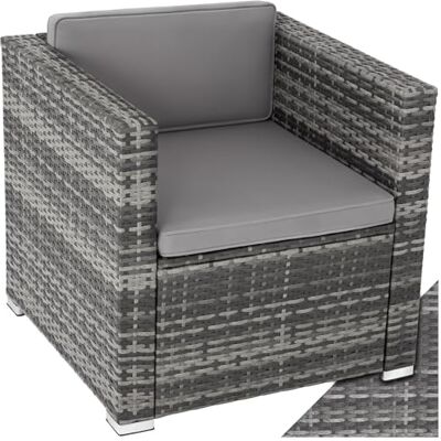 tectake ® Fauteuil avec Accoudoirs pour Salon de Jardin Exterieur en Poly Rotin Salon de Jardin modulable Fauteuil Salon, Mobilier pour Amenagement Balcon Terrasse Veranda - Publicité tectake ® Fauteuil avec Accoudoirs pour Salon de Jardin Exterieur en Poly Rotin Salon de Jardin modulable Fauteuil Salon, Mobilier pour Amenagement Balcon Terrasse Veranda - Publicité