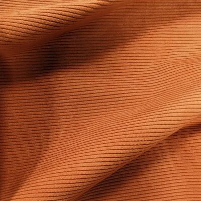 Linnea Tissu d'ameublement Velours côtelé laize 140 cm Starsky Orange - Publicité Linnea Tissu d'ameublement Velours côtelé laize 140 cm Starsky Orange - Publicité