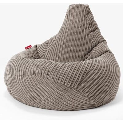 Lounge Pug Pouf Poire Gamer en Velours Côtelé Facilement Transportable, Assise Confortable, Pouf Salon, Adulte, Chambre Ado Gris Colombe - Publicité Lounge Pug Pouf Poire Gamer en Velours Côtelé Facilement Transportable, Assise Confortable, Pouf Salon, Adulte, Chambre Ado Gris Colombe - Publicité