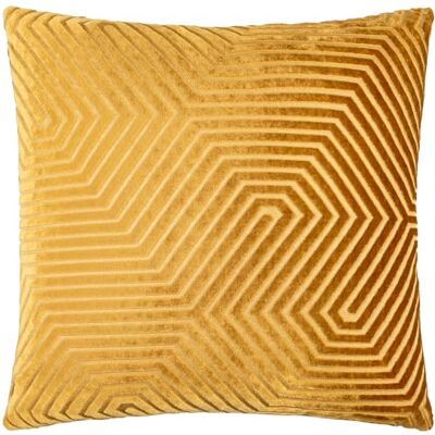Paoletti Housse de Coussin Evoke en Velours – Housse de Coussin carrée décorative Luxueuse à Motif Chevron (Or 55x55cm) - Publicité Paoletti Housse de Coussin Evoke en Velours – Housse de Coussin carrée décorative Luxueuse à Motif Chevron (Or 55x55cm) - Publicité