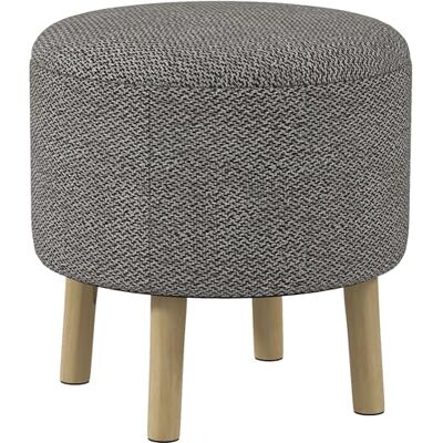 HOMCOM Tabouret de Rangement Rond en Tissu de Lin avec Dessus Amovible, Assise rembourrée, Espace caché et Pieds en Bois pour Le Salon, Gris Clair - Publicité HOMCOM Tabouret de Rangement Rond en Tissu de Lin avec Dessus Amovible, Assise rembourrée, Espace caché et Pieds en Bois pour Le Salon, Gris Clair - Publicité